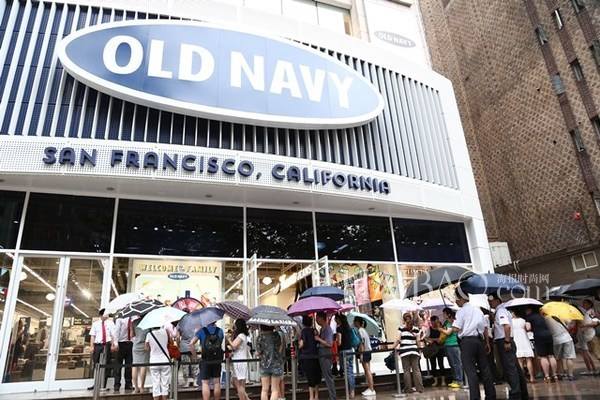 oldnavy進軍中國西部市場 銷售男士、女士及嬰幼兒童全系列產品